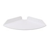 2pcs Wall Mount Floating Corner Shelves Quarter Round Hanging Corner