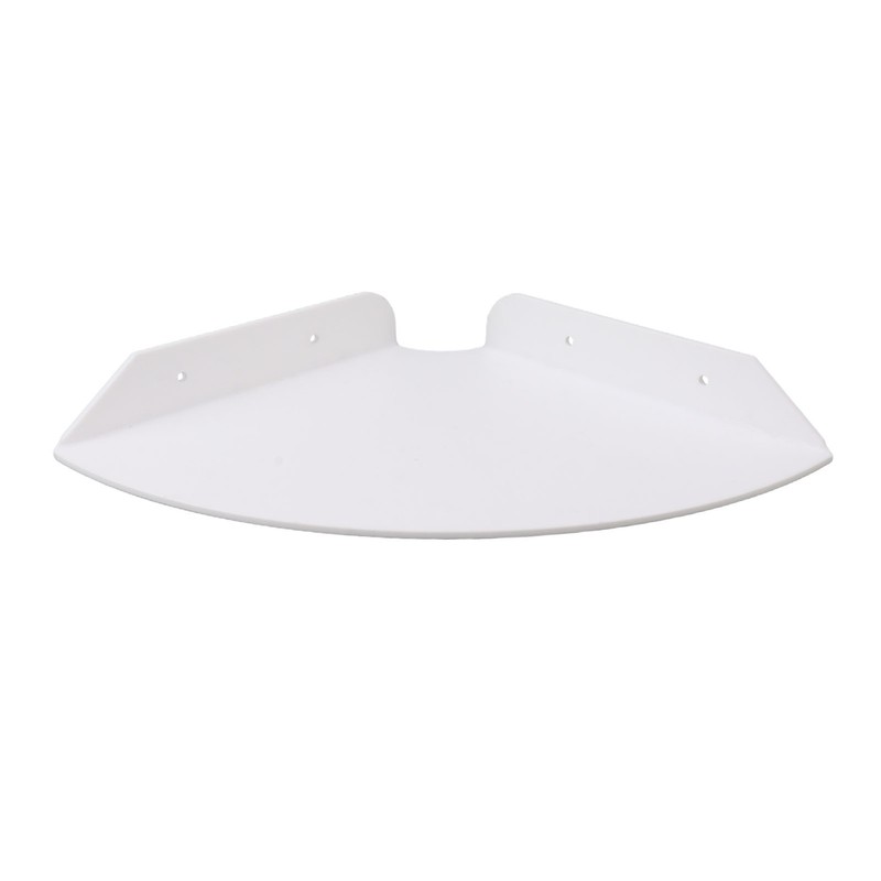 2pcs Wall Mount Floating Corner Shelves Quarter Round Hanging Corner