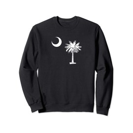South Carolina Flag Palmetto Tree and Moon Graphic Design Sweatshirt