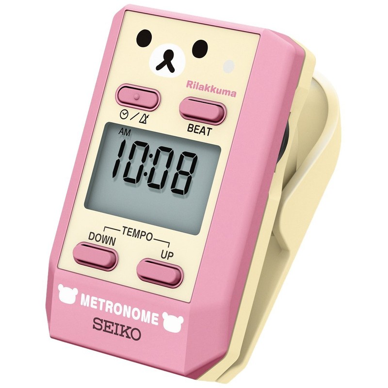Seiko Seiko clock with digital metronome Rilakkuma Limited Edition Pink