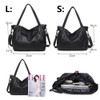 Women Handbag Hobo Purse Large Capacity Soft Leather Shoulder Bag