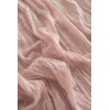 Ling's Moment 10Ft x 35" Wide Dusty Rose Gauze Semi-Sheer