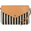 styleBREAKER envelope clutch the maritime stripe look with fish bone