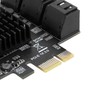Expansion Card PCIE to 6Port SATA3.0 Hard Disk 6G ASM1166