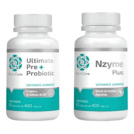 Limpieza Intestinal N-zyme Plus+ultimate Pre-probiotic Sabor Sin Sabor