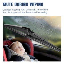 ICEXSNOW 10 Inch Rear Wiper Blade Replacement for Jeep Renegade 2022 2021 2020 2019 2018 2017 2016 2015 Original Equipment Replacement Rear Windshield Wiper Blade(10-J)