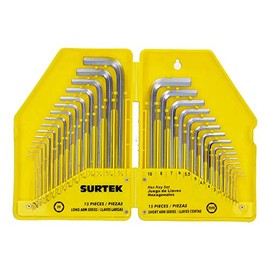 Surtek ALLF30 Juego Combinado de 30 Llaves Hexagonales "L" en Estuche