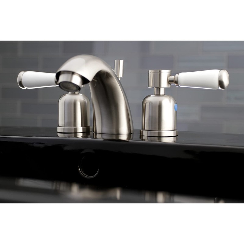 Kingston Brass KB8951DPL Paris Mini-Widespread Bathroom Faucet, Polished Chrome