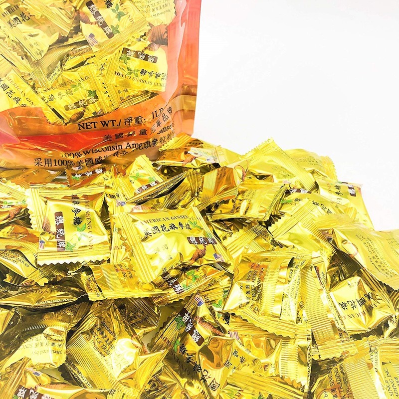 American Ginseng Candy 1lb / 454g per bag 花旗参糖 人参糖