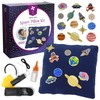 Pinwheel Crafts DIY Soft Space Pillow Kit with Planet Patches,