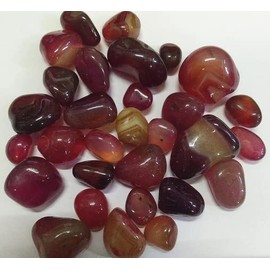 Royal Sapphire Brown River Rocks, Garden Rocks, Outdoor Decorative Stones, Natural Gravel, for Aquariums, Landscaping, Vase Fillers, Tillandsia, Cactus Pot, Terrarium Rocks, 4.5 lb (72 oz)