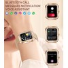 Erkwei Smart Watch for Women(Answer/Make Call) Smartwatch for Android iOS