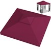 Ganggend 10x10ft Canopy Replacement Top, Double Tiered Pop up Gazebo