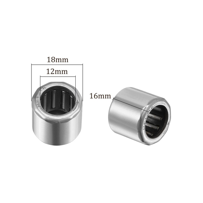 Kozelo HF1216 Needle Roller Bearing 12mm x 18mm x 16mm