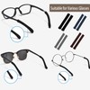 YMCCOOL 8 Pieces Eyeglass Ear Cushions,Soft Knitting Cotton Fabric Glasses