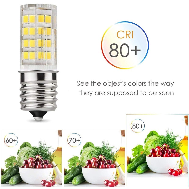 E17 LED Bulb for Microwave Oven,Kitchen Appliance Light Bulb, Stovetop