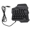 One Handed Gaming Keyboard 35 Keys Portable Gaming Keypad Backlight