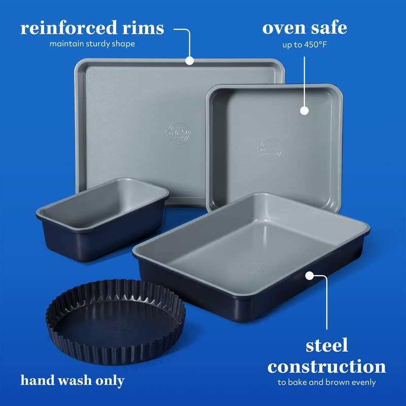 Sur La Table Kitchen Essential Carbon Steel Bakeware Set W/Premium