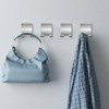Pack of 2 Alloy Cat Scoop Holder with Holes, Deep