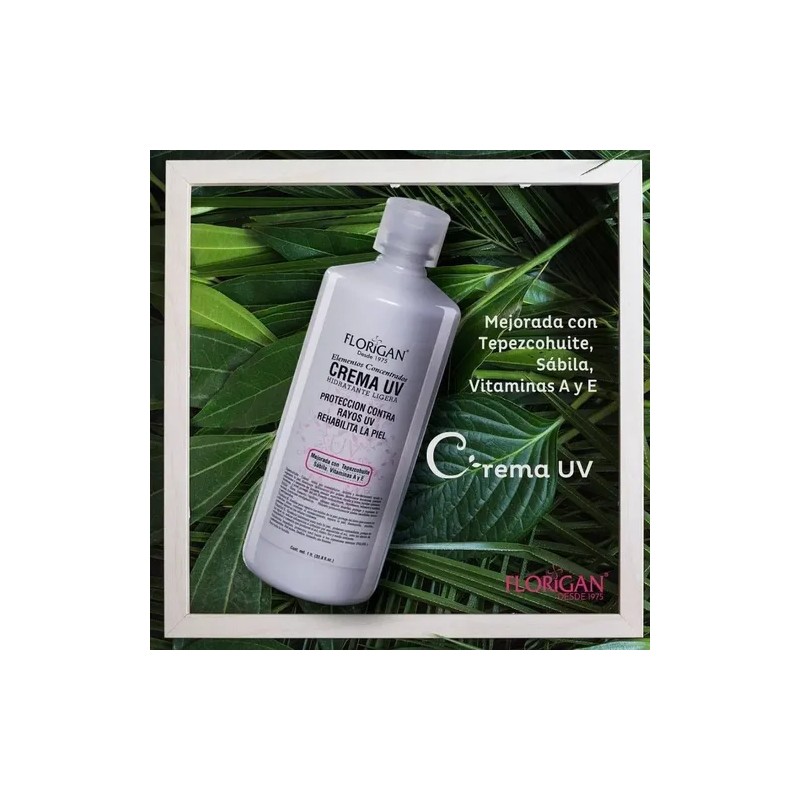 Hidratante Crema Protectora Uv Con Tepezcohuite Sábila 1kg
