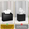 Acrylic Hand Towel Box Cover Holder for Kleenex, Disposable Paper