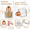 50 Pack Mini Salt and Pepper Shakers Bulk 0.5 Oz,