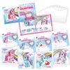 Kangaroo 28pk Rainbow Unicorn Valentine's Day Cards with Envelopes, Girls