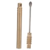 Snuff Spoon, Durable Brass Ear Pick Titanium Alloy Portable Light