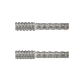 Create idea Pack of 2 Threaded Adapters Double-Sided Threaded Bolts M8 x 35 to M10 x 20 Thread Adapter Made of 304 Stainless Steel for Sisal Posts and Scratching Posts 55 mm