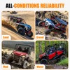 XATVXUTV Front Fender Flares for Honda Pioneer 1000, Front Mud