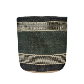 WOODLERY Circular Jute Multi Purpose Storage Basket Durable and Beautiful for Nursery Home Organizing (Rust)