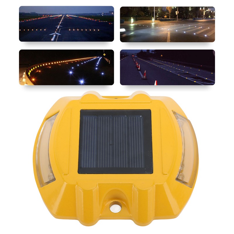 Solar Driveway Marker Lights Aluminum Alloy Waterproof Solar Power Ground