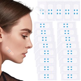PAGOW 40PCS Face Tape Invisible Quick Adhesive Bands Waterproof Ultra thin Makeup Strip for Neck Eye Breathable Hypoallergenic Double Chin Wrinkles Saggy Skin