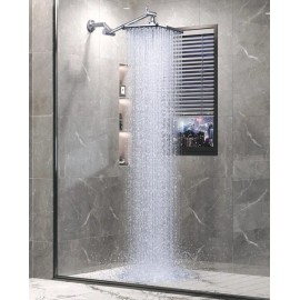 Veken 11.8" Rain Shower Head, Rectangular Rainfall Showerhead with 11" Stainless