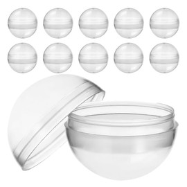 SOLUSTRE 200pcs Gumball Vending Machine Capsules 32mm Clear Empty Round Small Balls Plastic Openable Balls Crafts