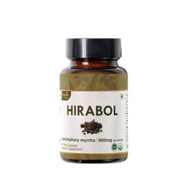 ORGANIC SPREE HIRABOL 60 Capsules | Commiphora myrrha (Hirabol) | 900mg per Serving | Natural and Vegan 60 Capsules