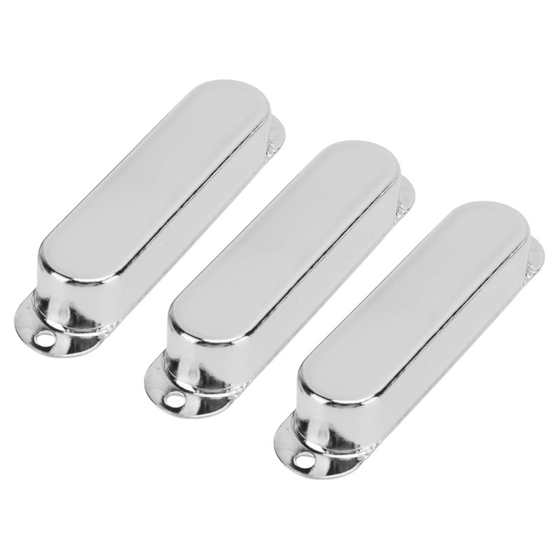 3Pcs Electric Guitar Single Coil Pickup Cover Copper Instrument Accessory