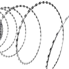 SKM BTO-22 Concertina Razor Wire Galvanised Steel 150 m (Weight-18KG)