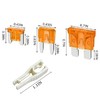 Oruiiju 180Pcs Blade Fuse Assortment Kit, Standard Mini Micro Automotive