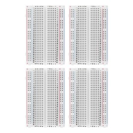 DSSRQI 4Pcs 400 Points Solderless Breadboard