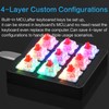 Koolertron One Handed Macro Mechanical Keyboard, RGB LED Backlit Portable