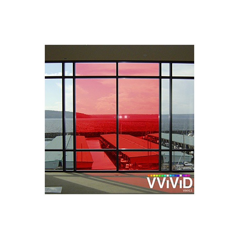 VViViD Transparent Colorful Vinyl Window Tinting Sheets (1.49ft x 5ft,