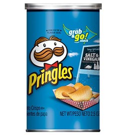 Pringles Salt and Vinegar Crisps (12 Cans), 2.5 oz., Assorted