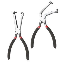 2Pcs Elektrische Trennzange - Elektro-installationszange, Elektriker Zange Spitzzange, Flachrundzange Kombizange Werkzeug, Elektro Pliers Zangen Set, Abziehwerkzeuge für die Autoreparatur