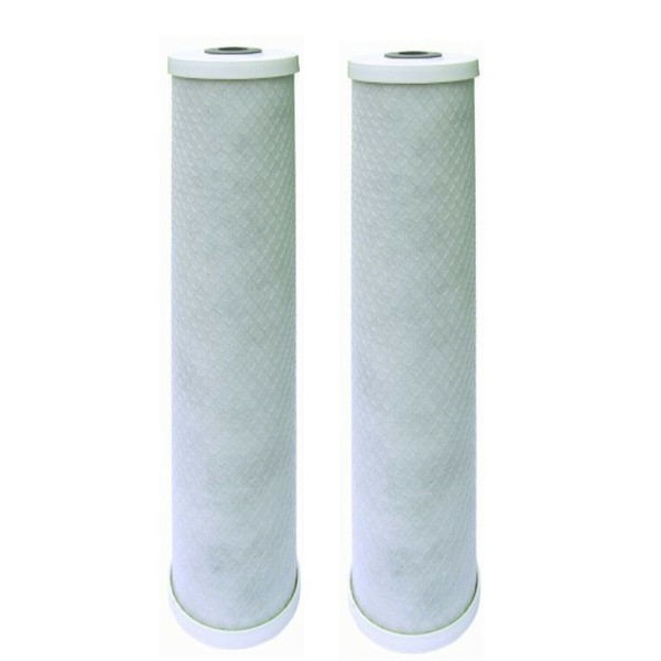 2PK Big Blue 20"x4.5" Whole House CTO Coconut Shell Carbon Block Water Filter