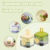 2Pcs Mini Portable Lint Roller, Sticky Rolle Reusable Lint Remover,