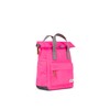 ROKA London Canfield B Small Sustainable Nylon Backpack (Neon Pink)