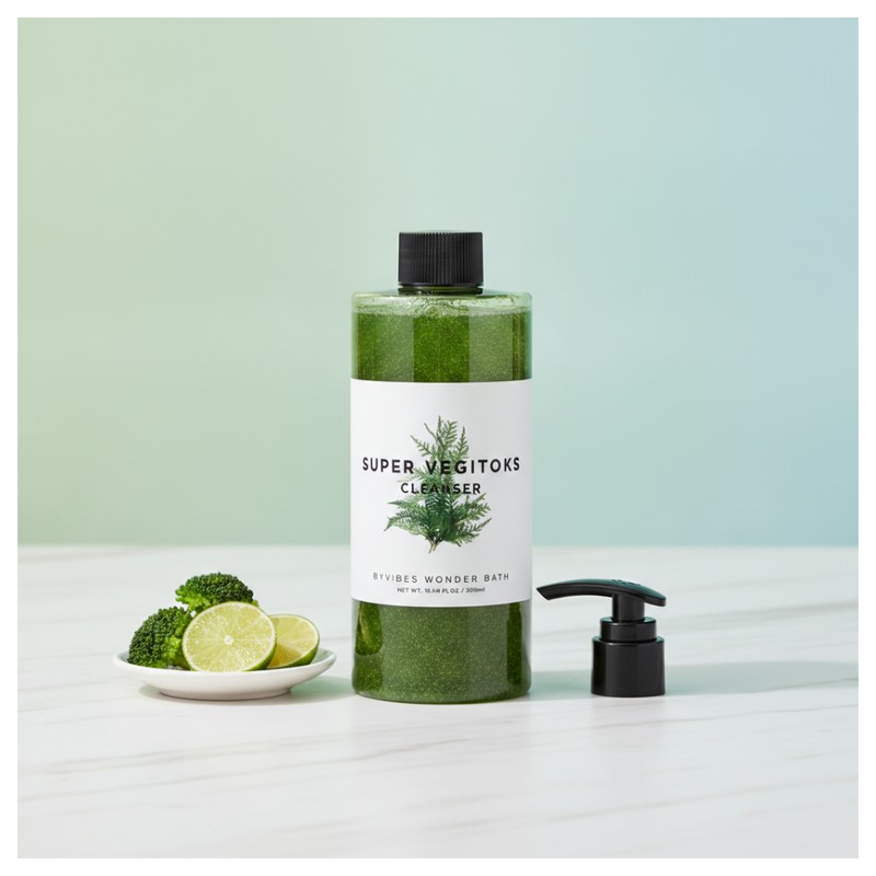 Wonder Bath Super Vegitox Cleanser Green 300ml 1 unit I