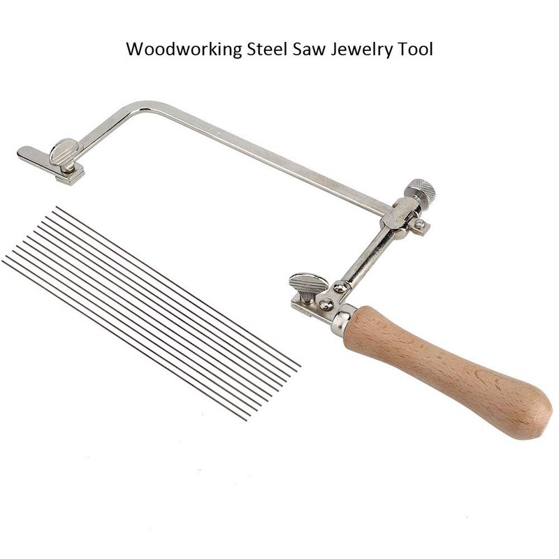 MUNEFE Jewelry Saw, Small Hacksaw, Metal Cutting Saw, Great for