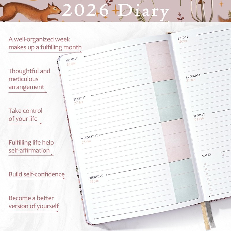 2026 Diary - 2026 Diary A5 Week to view from